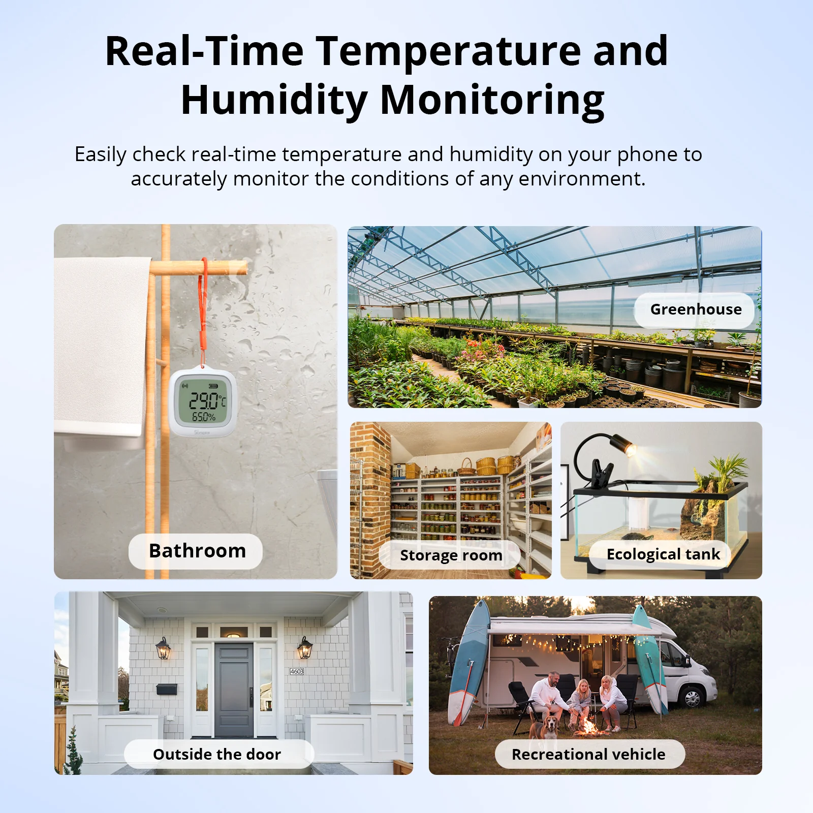 SONOFF SNZB-02WD IP65 Zigbee LCD  Smart Temperature Humidity Sensor - Image 10