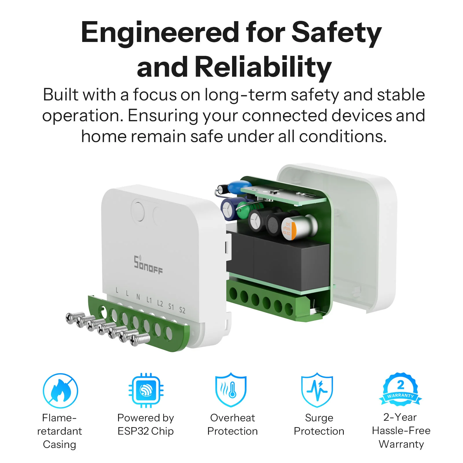 SONOFF MINI DUO 2-Gang Matter Over WiFi Smart Switch | MINI-2GS - Image 7