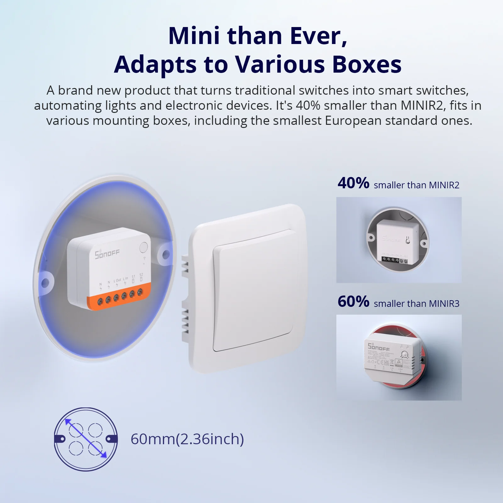 SONOFF MINI Extreme Wi-Fi Smart Switch MINIR4 - Image 4