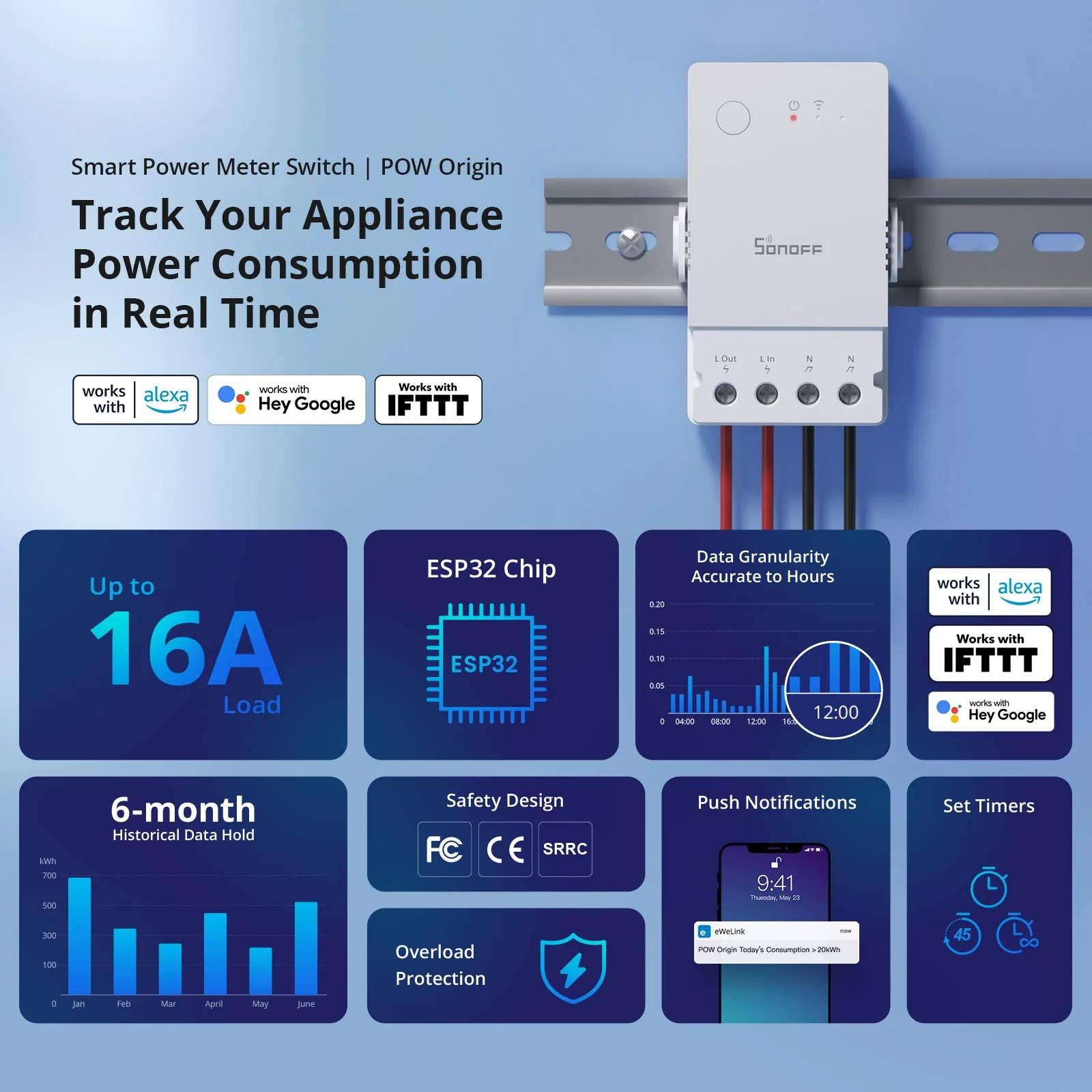 SONOFF POW Origin Smart Power Meter Switch - Image 4