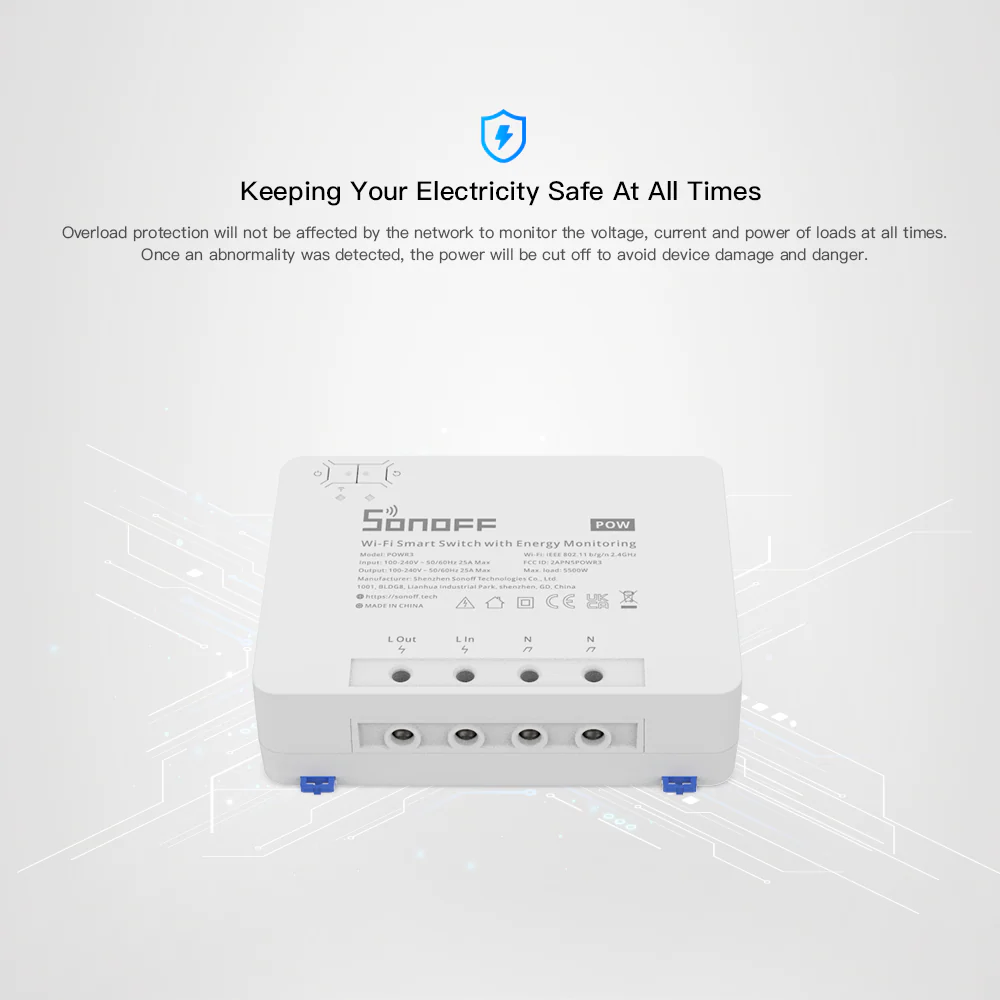 SONOFF POWR3 High Power Smart Switch - Image 8