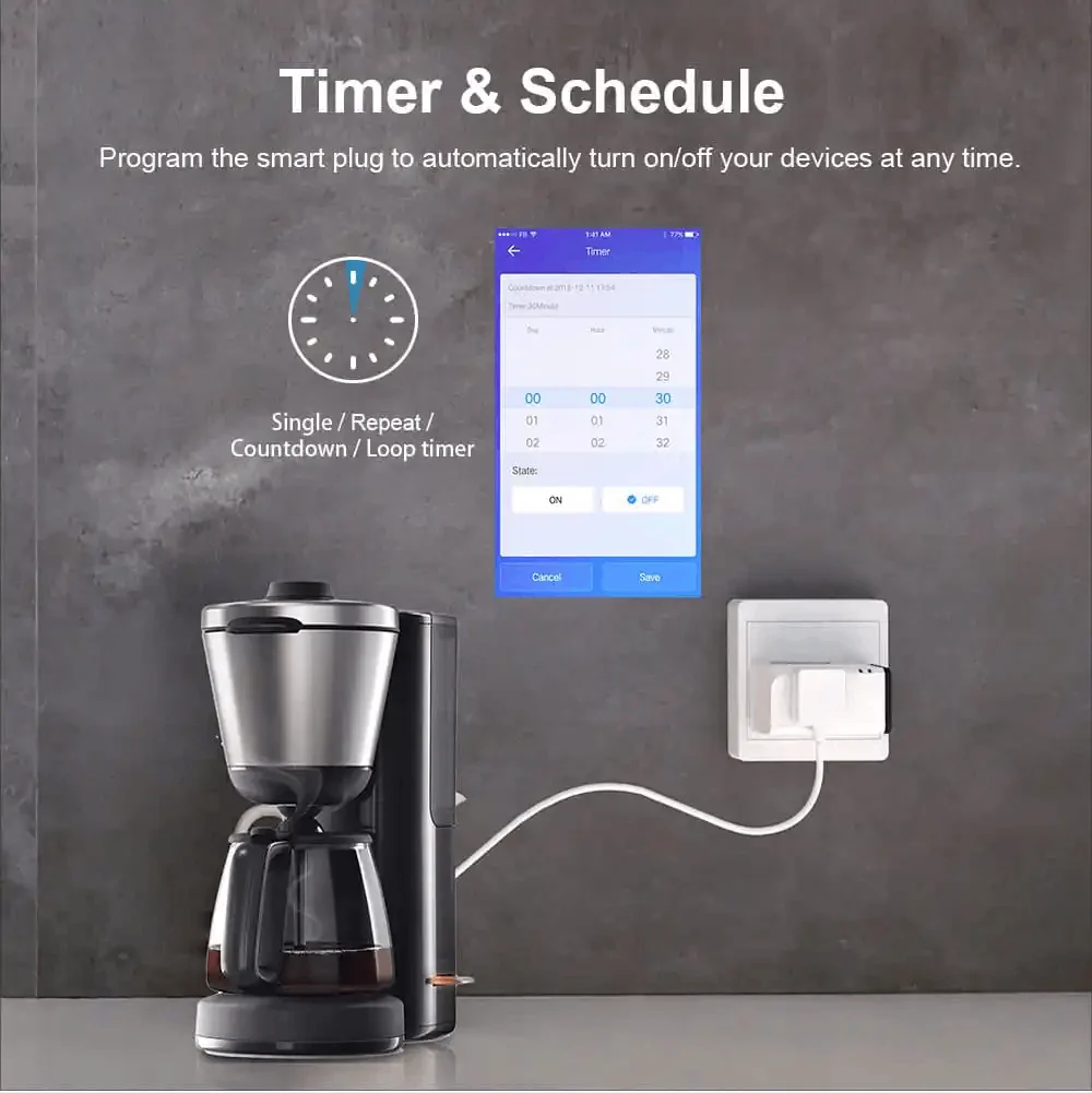 SONOFF S31/S31 LITE – WiFi Smart Plug with Energy Monitoring US Type - Image 3