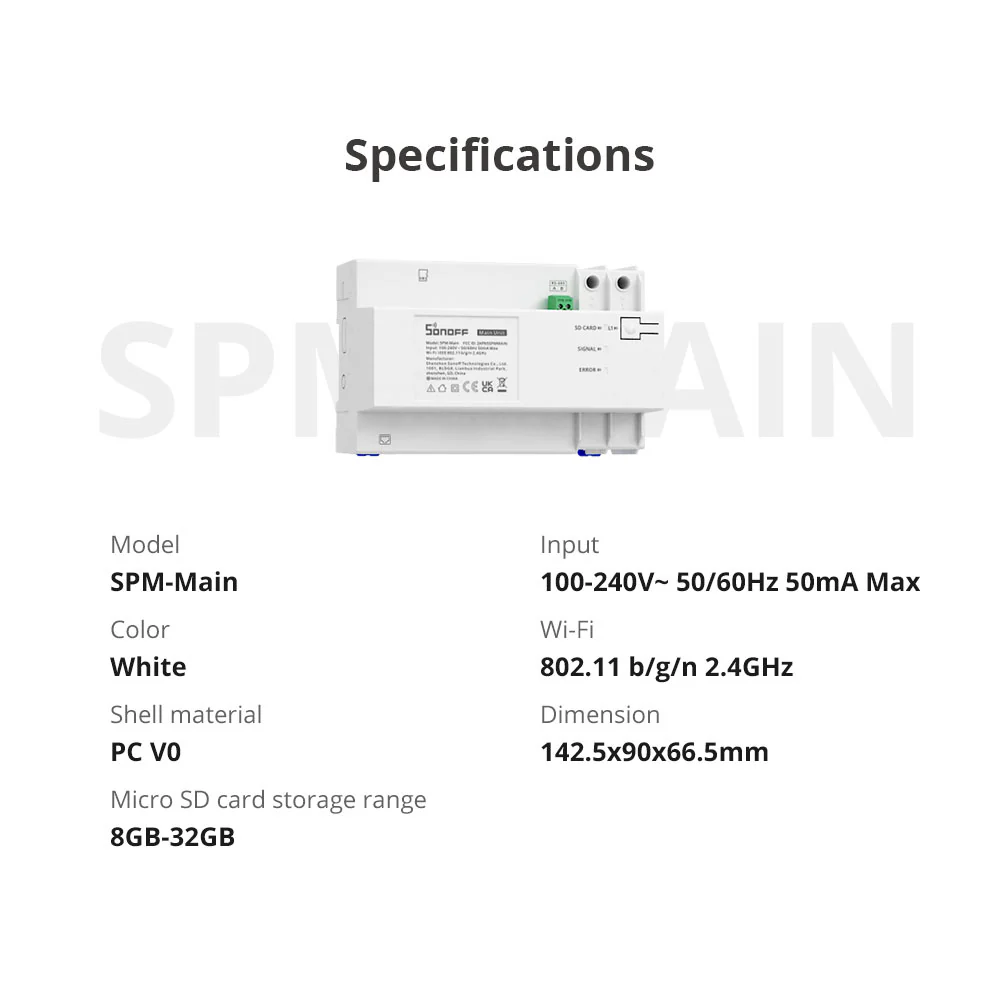 SONOFF Smart Stackable Power Meter | SPM - Image 10