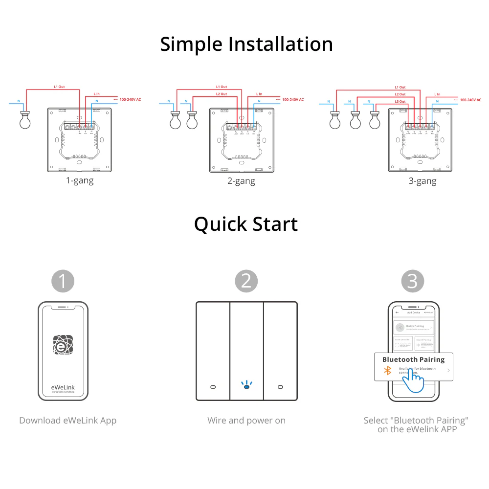 SONOFF SwitchMan Smart Wall Switch-M5 - Image 9