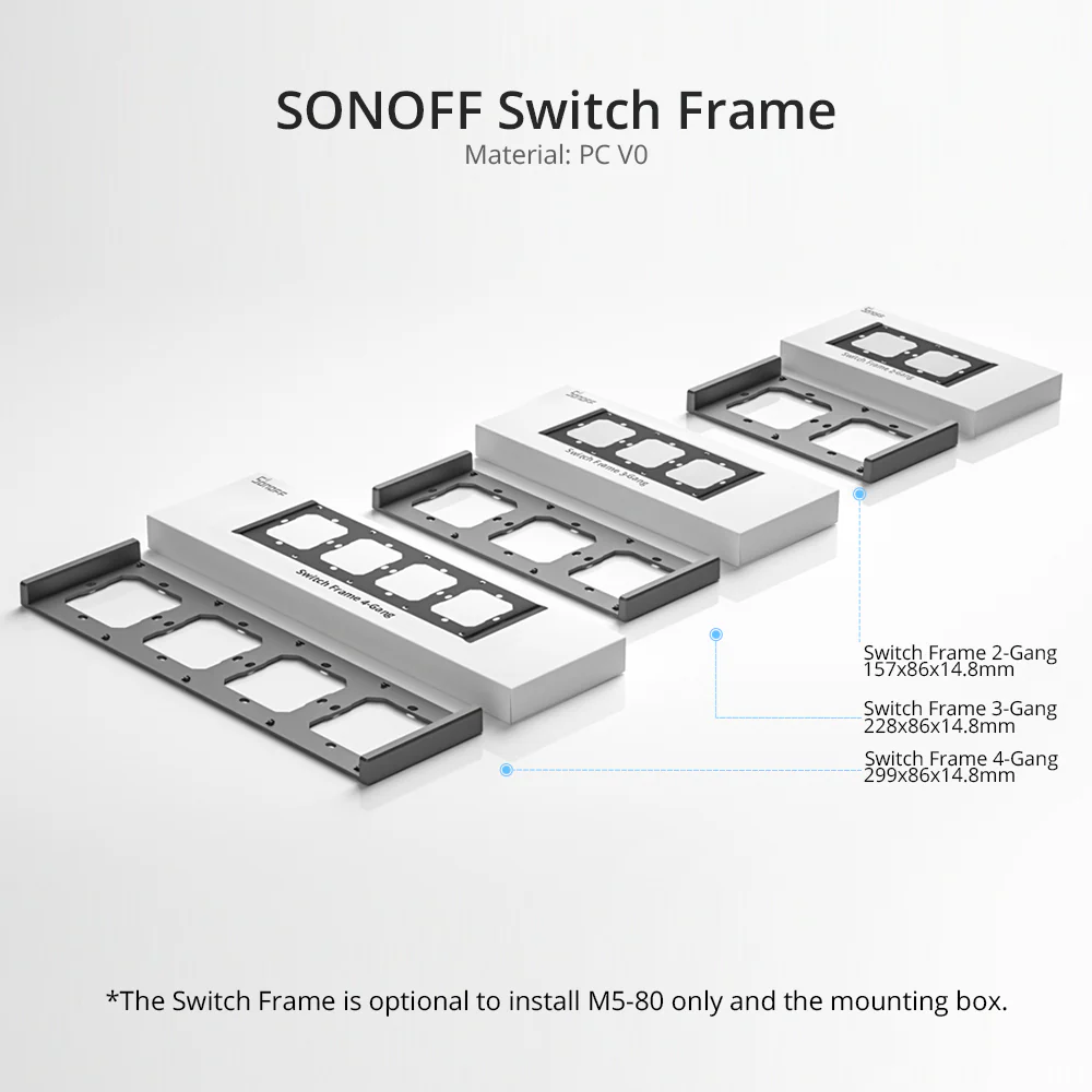 SONOFF SwitchMan Smart Wall Switch M5 Frame – 80 Type - Image 5