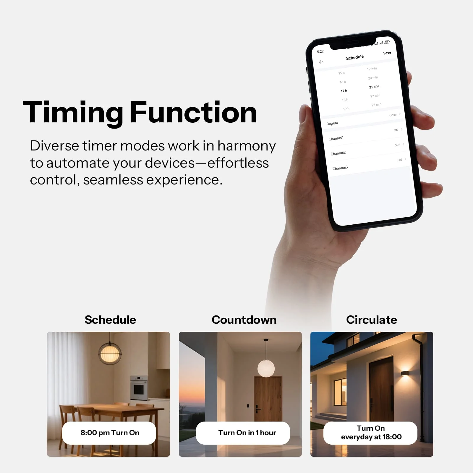 SONOFF TX Gen2 Smart Touch Wall Switch | T6 120 Type - Image 9