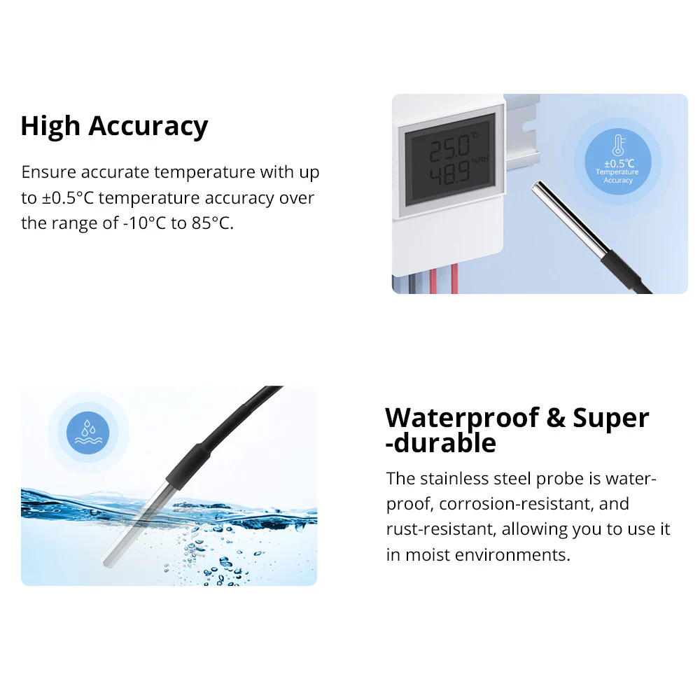 SONOFF Waterproof Temp Sensor for TH Series | WTS01 - Image 3