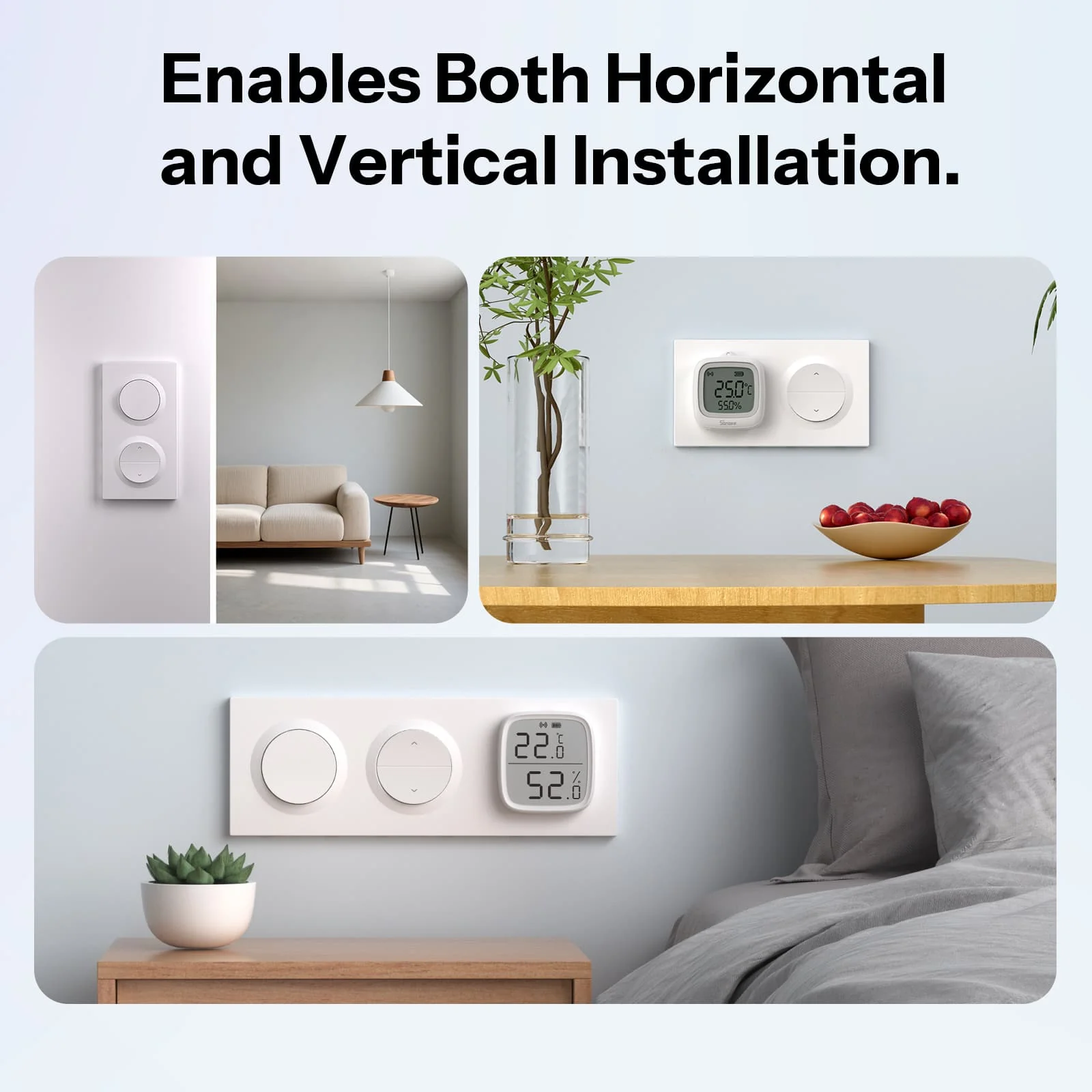 SONOFF Fusion Series Orb-2/3 Gang Wall Switch Frame | EF2G/EF3G - Image 3